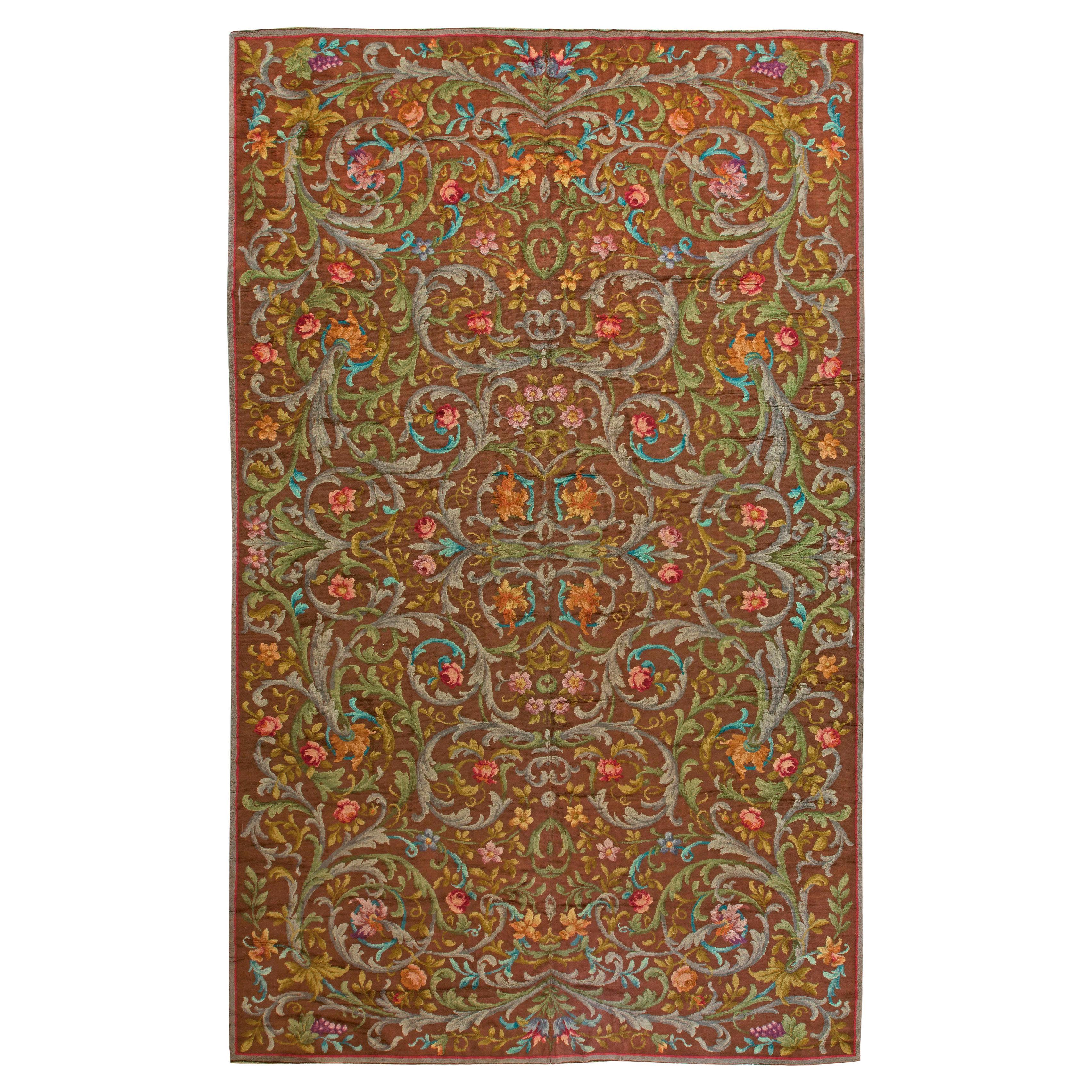 Vintage Modernist Wool Rug From Bloomingdales at 1stDibs