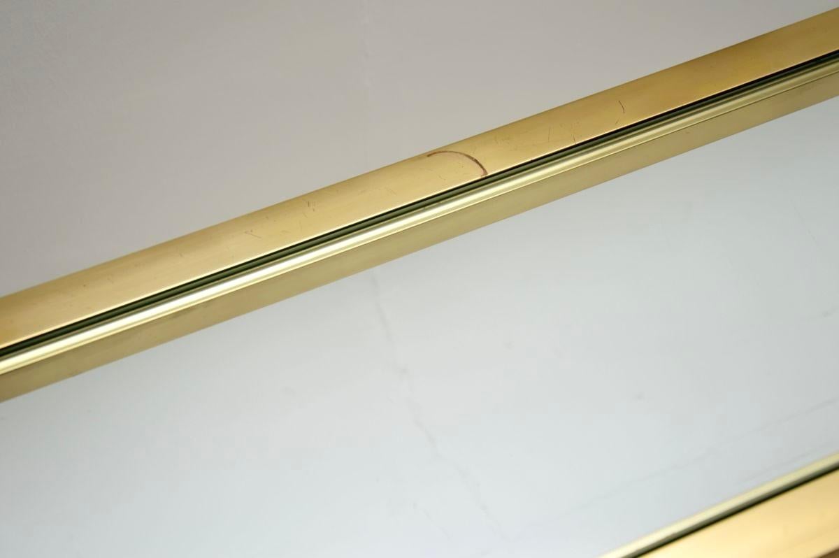 Spanischer Konsolentisch aus Messing und Glas im Vintage-Stil von Valenti im Angebot 1