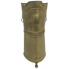 Vintage Spanish Brass Umbrella Stand