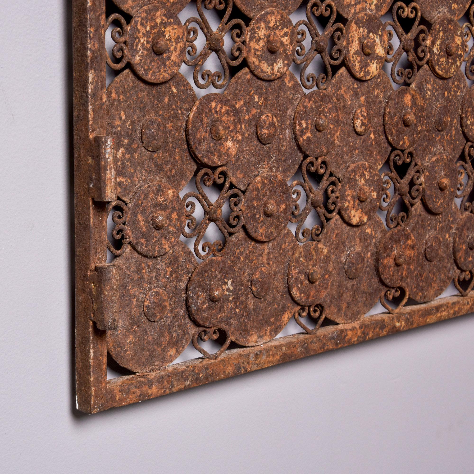 Panneau de porte en fer de style brutaliste espagnol vintage en vente 3
