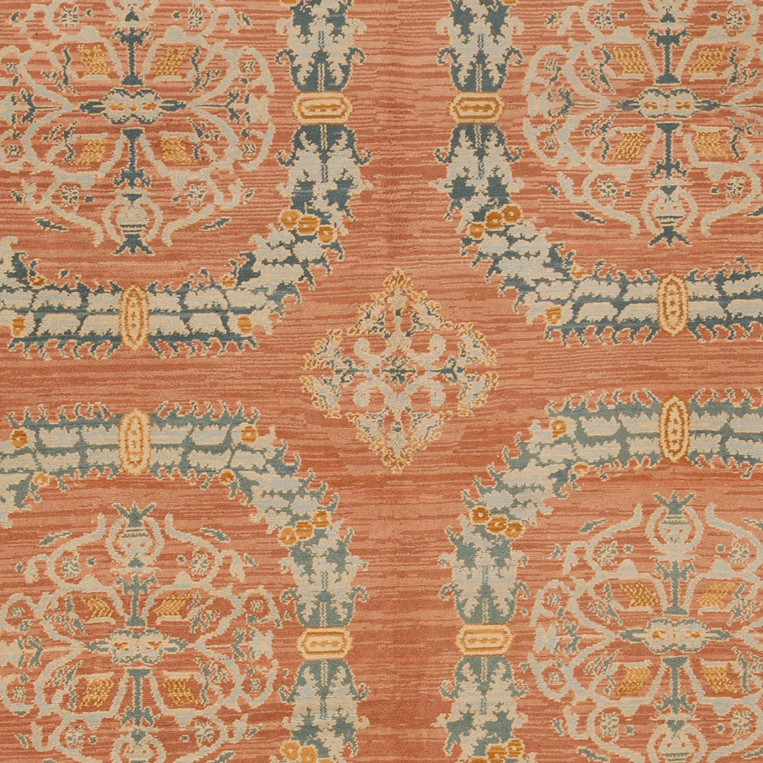 Spanischer Teppich im Vintagestil im Zustand „Gut“ im Angebot in New York, NY