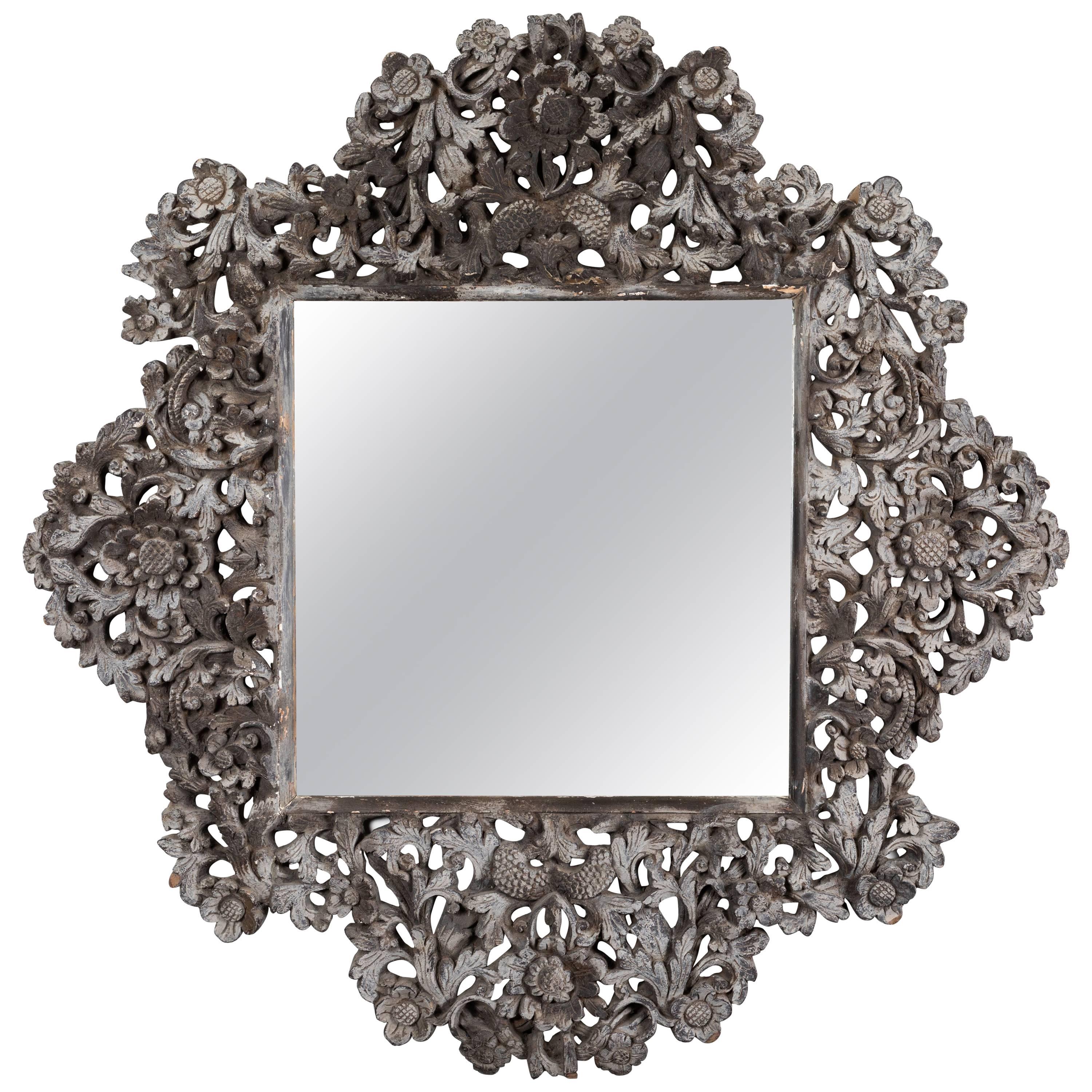 Vintage Spanish Colonial Style Mirror by Tony Duquette