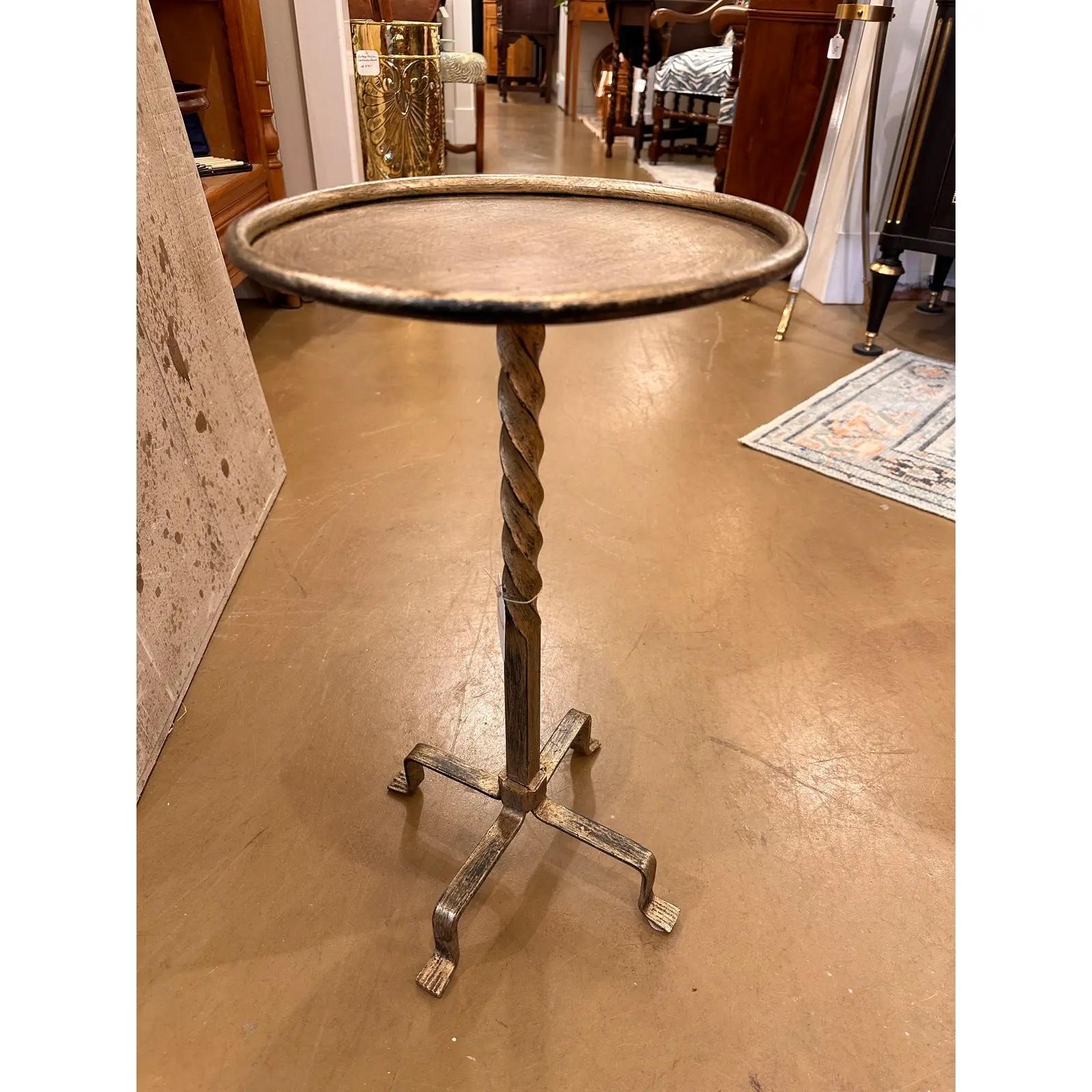 Vintage Spanish Drink Table In Good Condition For Sale In Nashville, TN