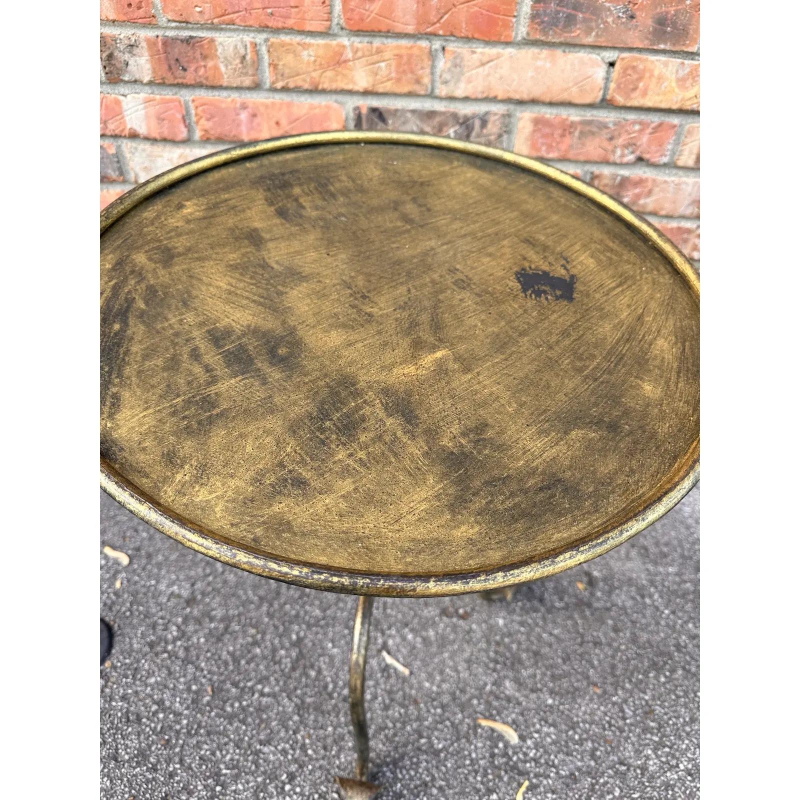 Vintage Spanish Drink Table In Good Condition For Sale In Nashville, TN