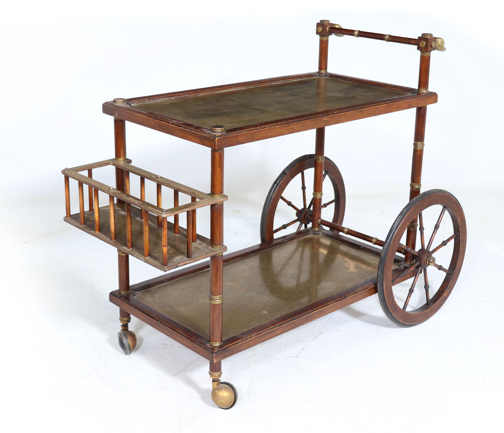 Vintage Spanish Drinks Trolley For Sale 4