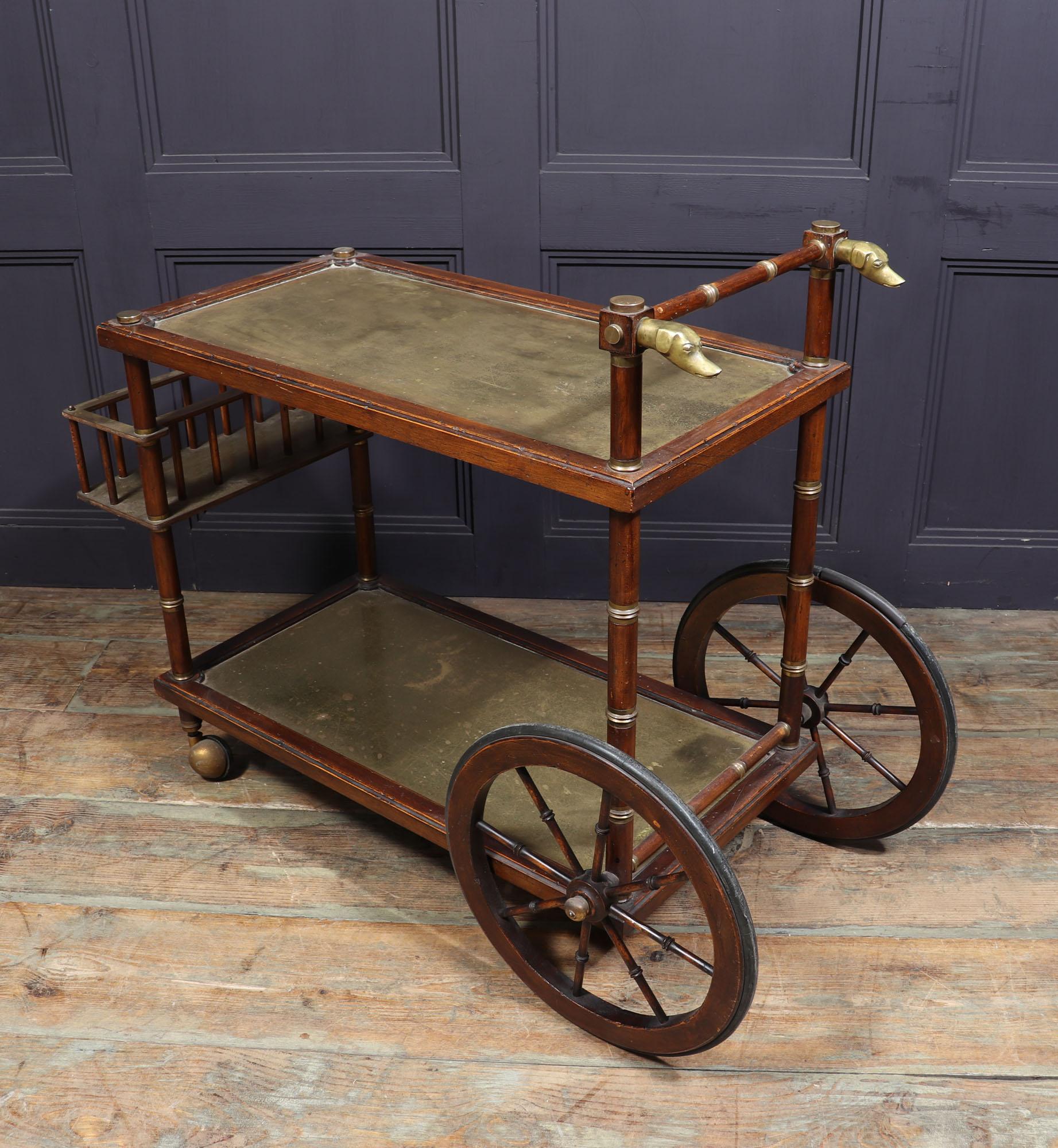 Mid-20th Century Vintage Spanish Drinks Trolley For Sale