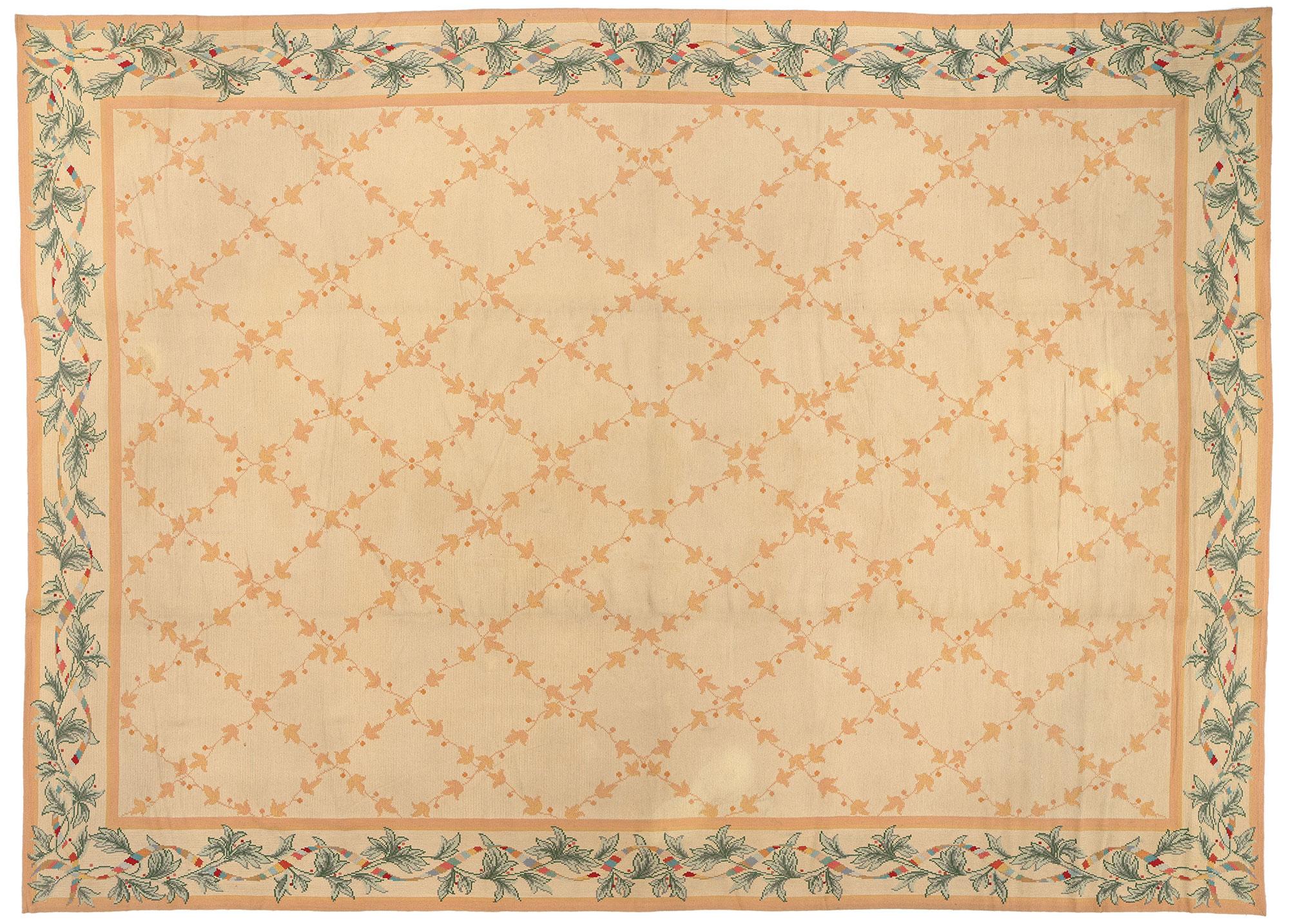 Laine Tapis espagnol des années 1920 avec style traditionnel en vente