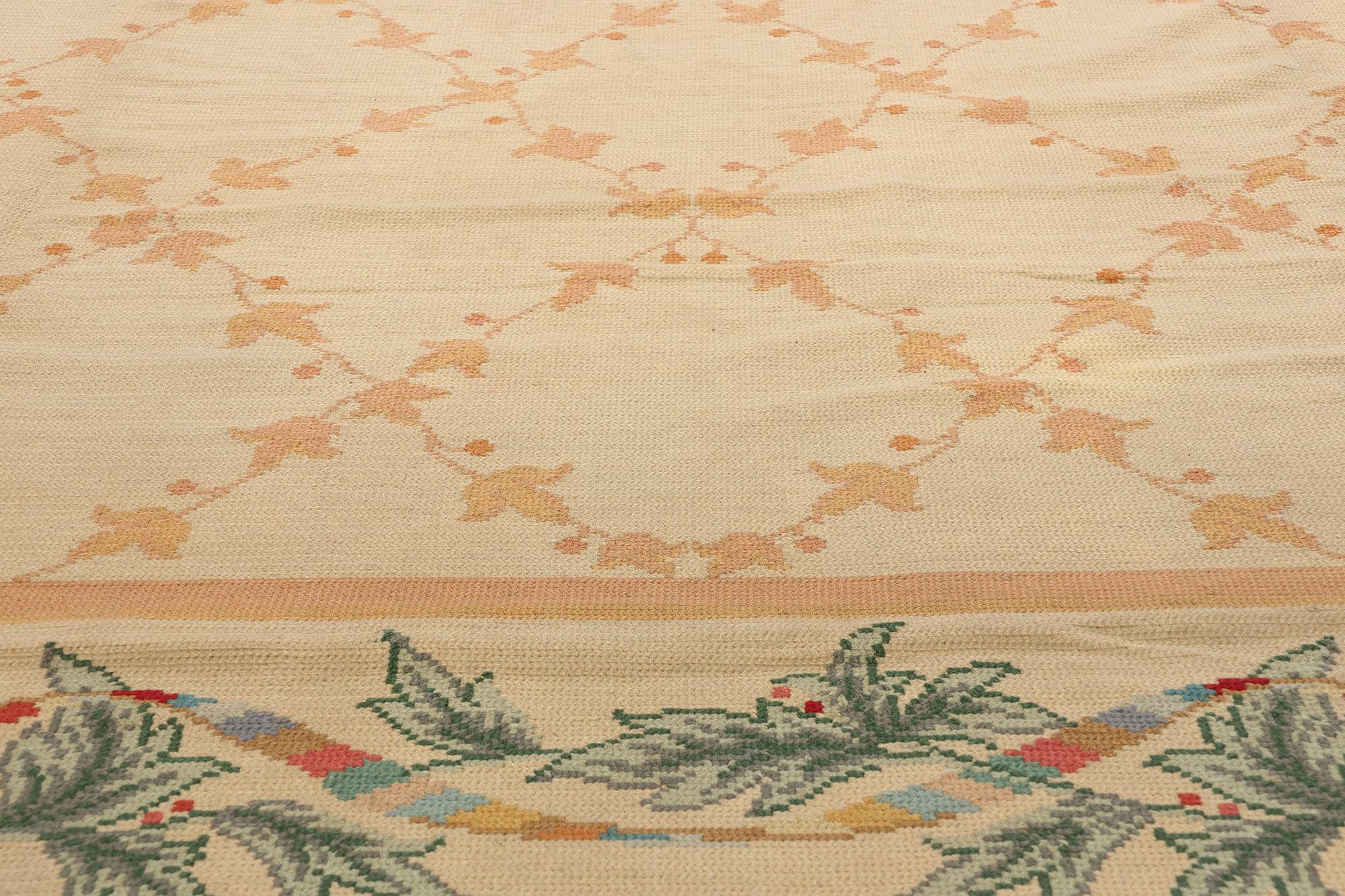 Mouvement esthétique Tapis espagnol des années 1920 avec style traditionnel en vente