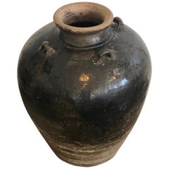 Vintage Spanish Olive Jar