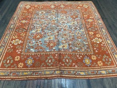 Vintage Spanish Oushak Rug, circa 1930