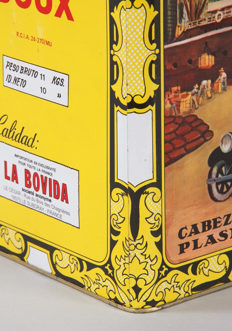 Vintage Spanish Pimiento Tin Can at 1stDibs