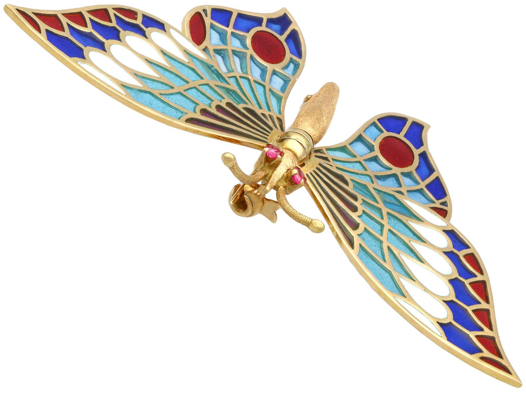 gucci butterfly brooch