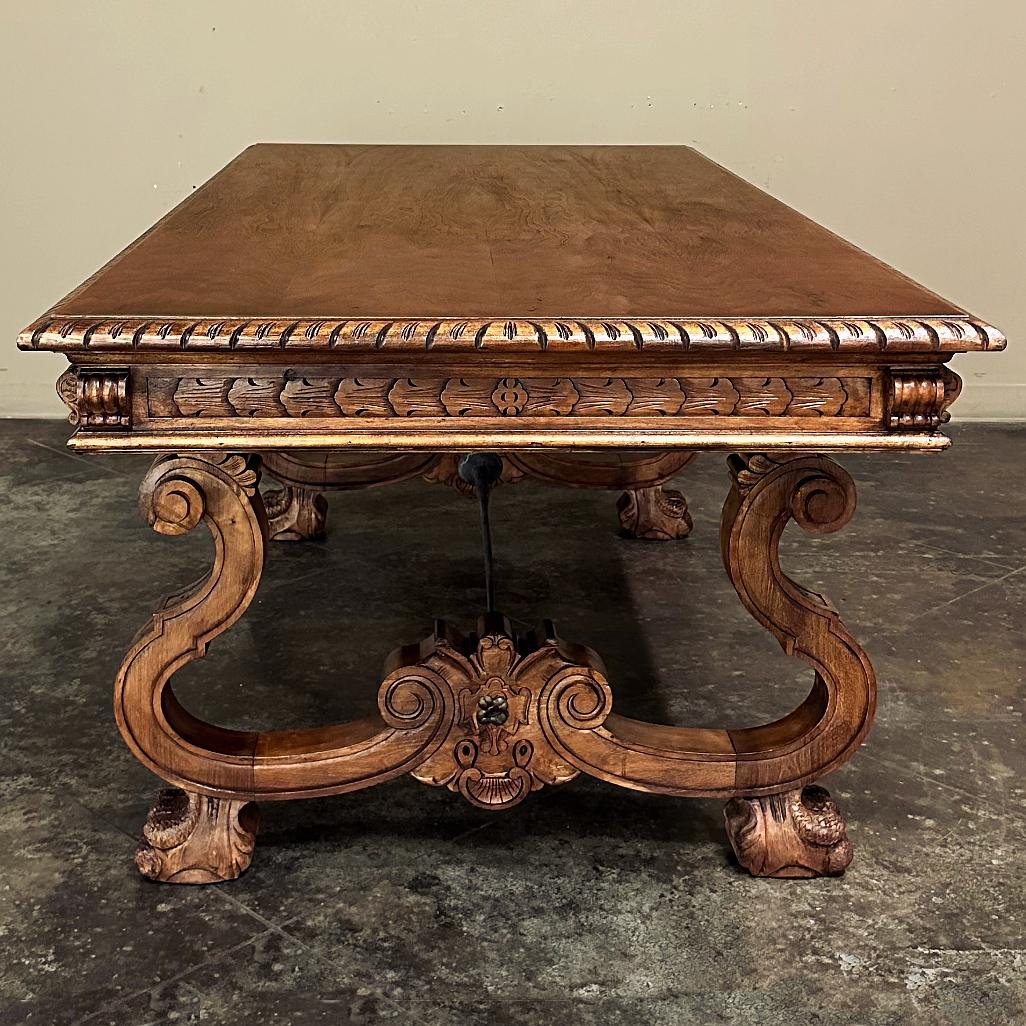 Fer forgé Table à manger espagnole vintage de la Renaissance en vente