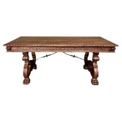 Vintage Spanish Renaissance Dining Table