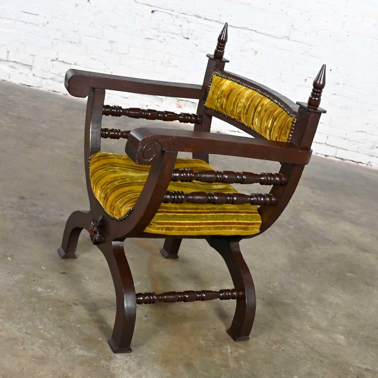 modern curule chair