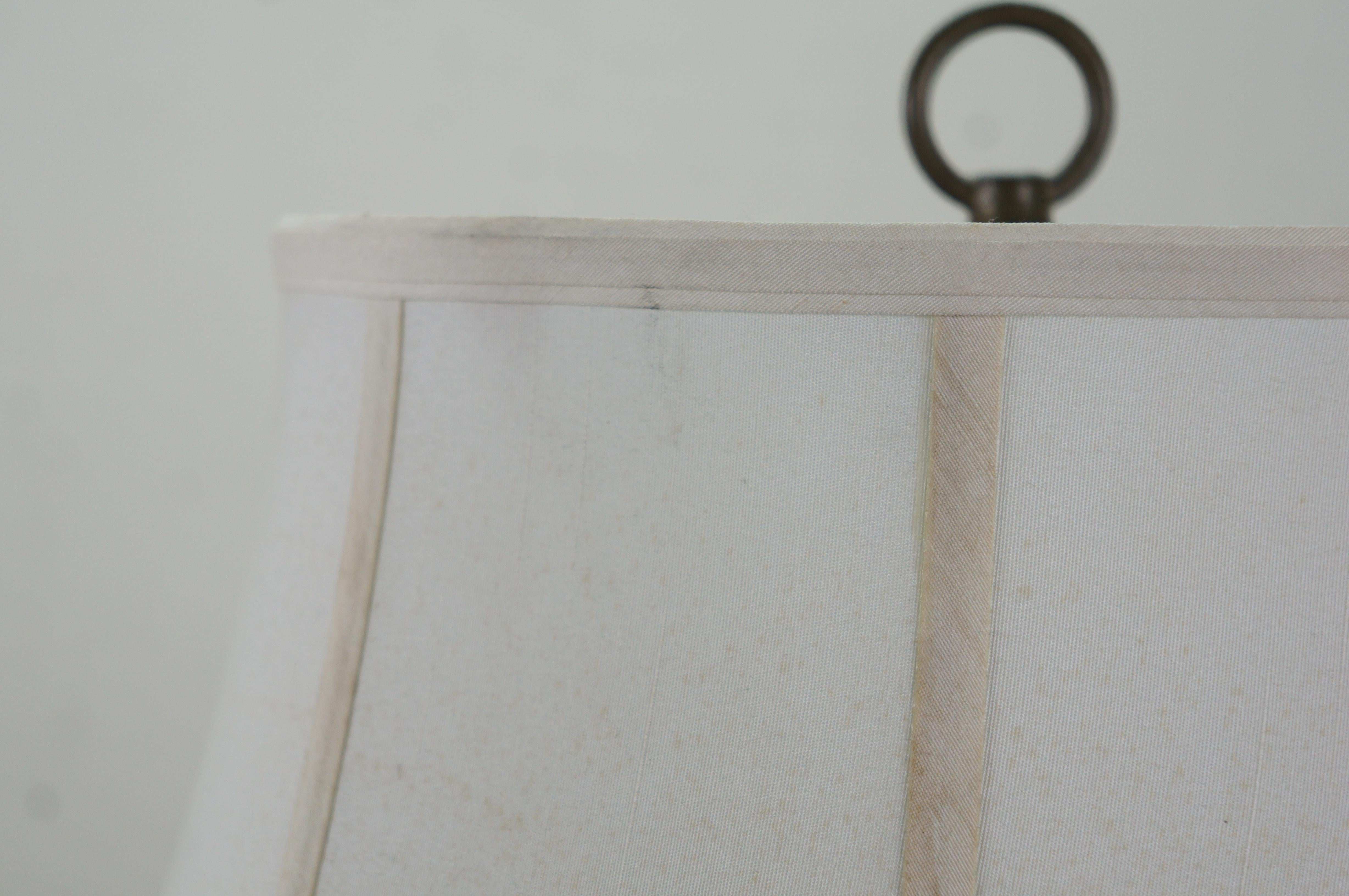 Vintage Spanish Revival Zwei Licht Scrolled Schmiedeeisen Stehlampe 62