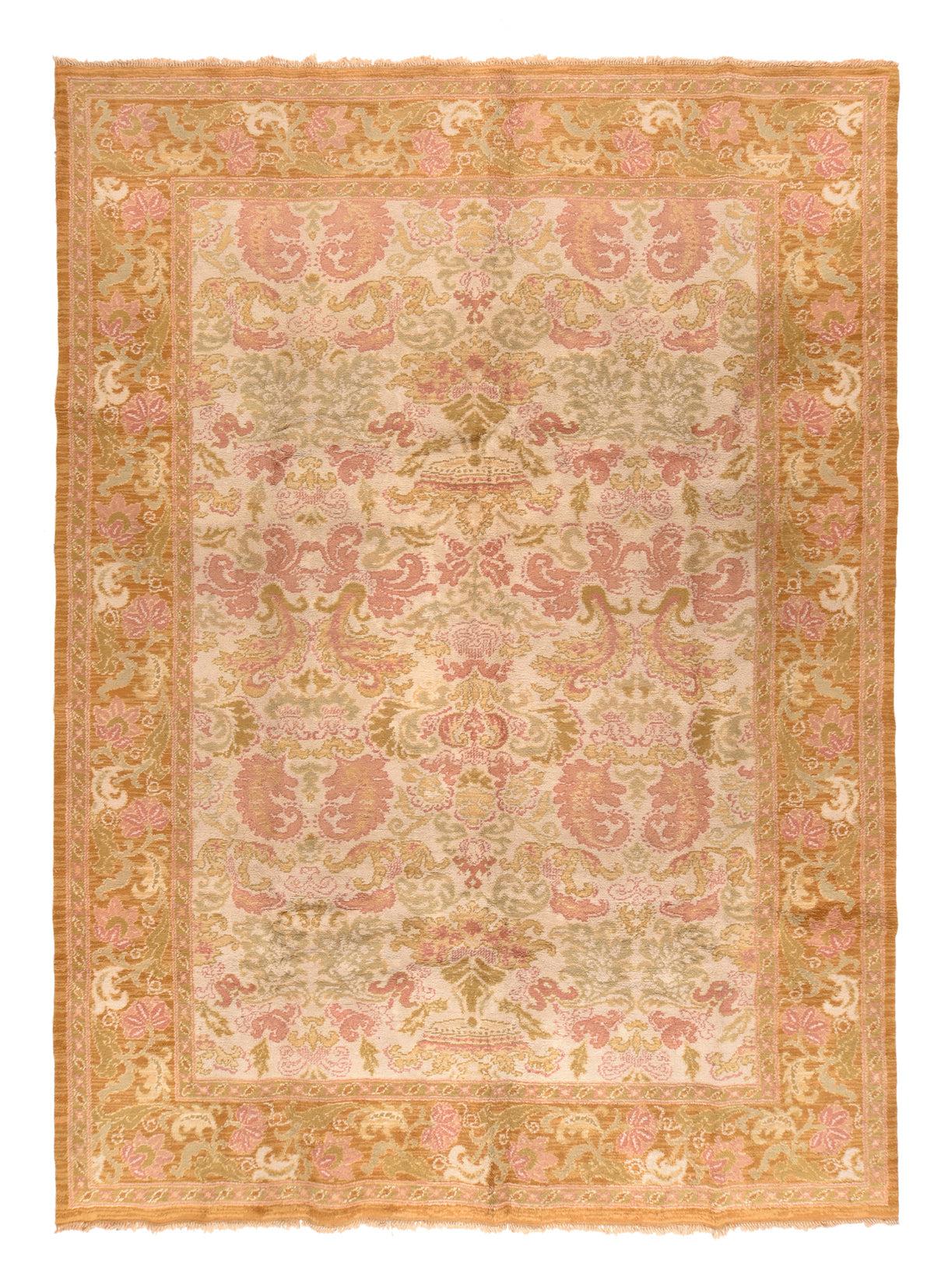 Alfombra Vintage Española 8'2'' x 11'2'' siglo XX en venta