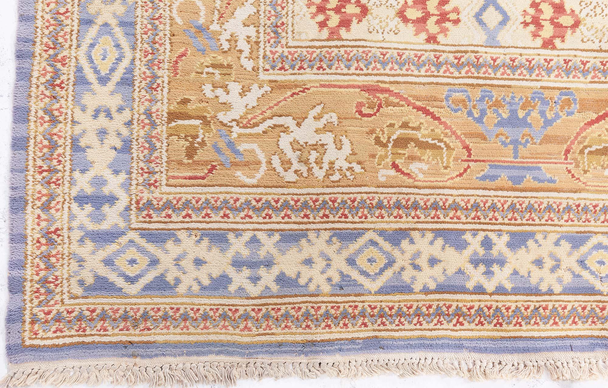 20ième siècle Tapis espagnol vintage Doris Leslie Blau en vente