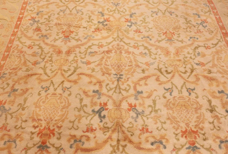 Vintage Spanish Rug. Size: 8 ft x 9 ft 3 in (2.44 m x 2.82 m) For Sale ...