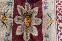 Vintage Spanish Savonnerie Botanic Handmade Rug Doris Leslie Blau