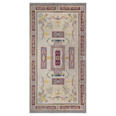 Antique Spanish Savonnerie Botanic Handmade Rug Doris Leslie Blau