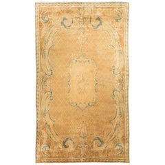 Spanischer Savonnerie-Teppich im Vintage-Stil