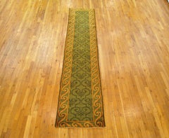 Vintage Spanish Savonnerie Rug, in Long Runner Size