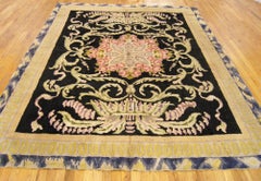 Vintage Spanish Savonnerie Rug, in Room Size, W/ Central Medallion