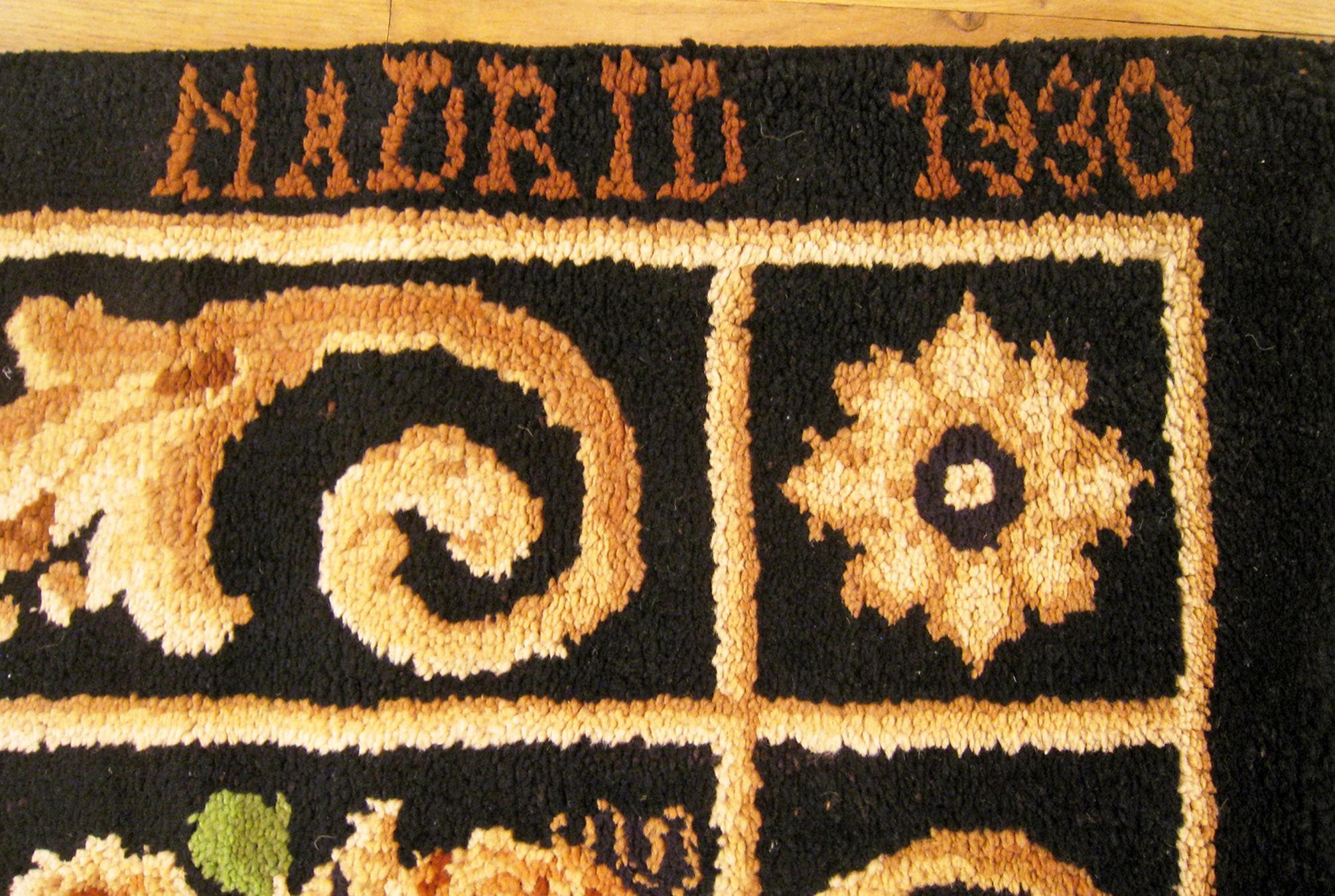 Spanischer Savonnerie-Teppich in Zimmergröße, mit zentralem Medaillon (Mitte des 20. Jahrhunderts) im Angebot