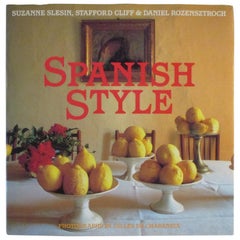 Vintage Spanish Style Coffee Table Book