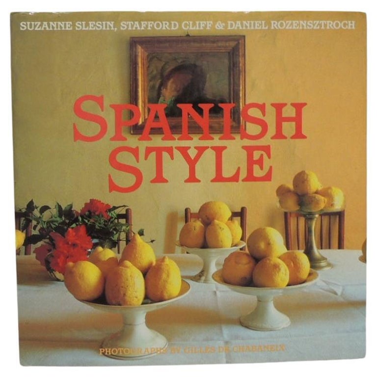 Vintage Spanish Style Coffee Table Hardcover Book For Sale at 1stDibs