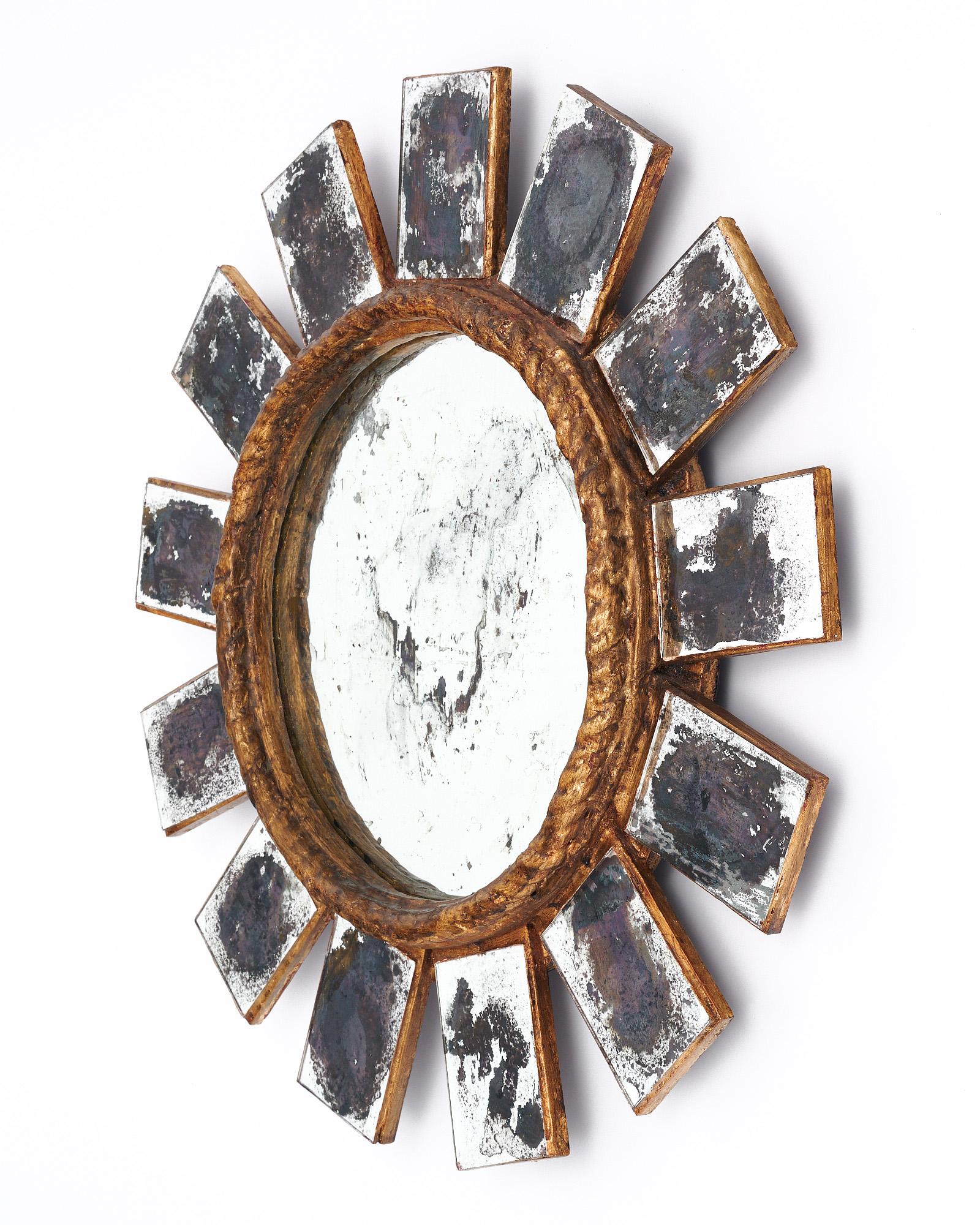 Vintage Spanish Sunburst (Spiegel) im Angebot