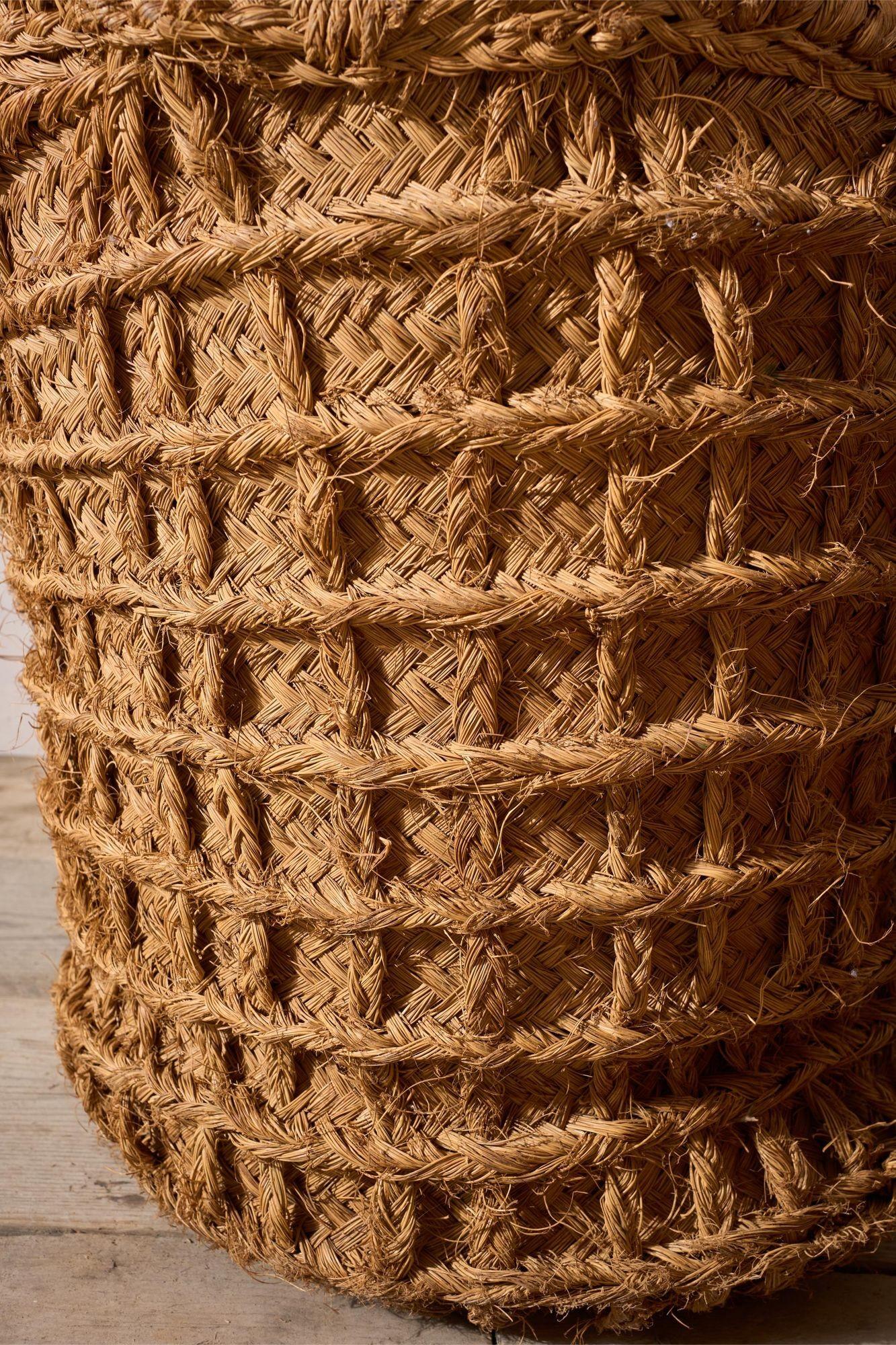 Vintage Spanish woven Olive harvest baskets - 3 available 1