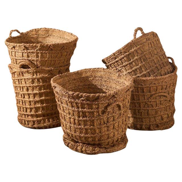 Antique and Vintage Decorative Baskets - 2,450 For Sale at 1stDibs | vintage baskets, antique