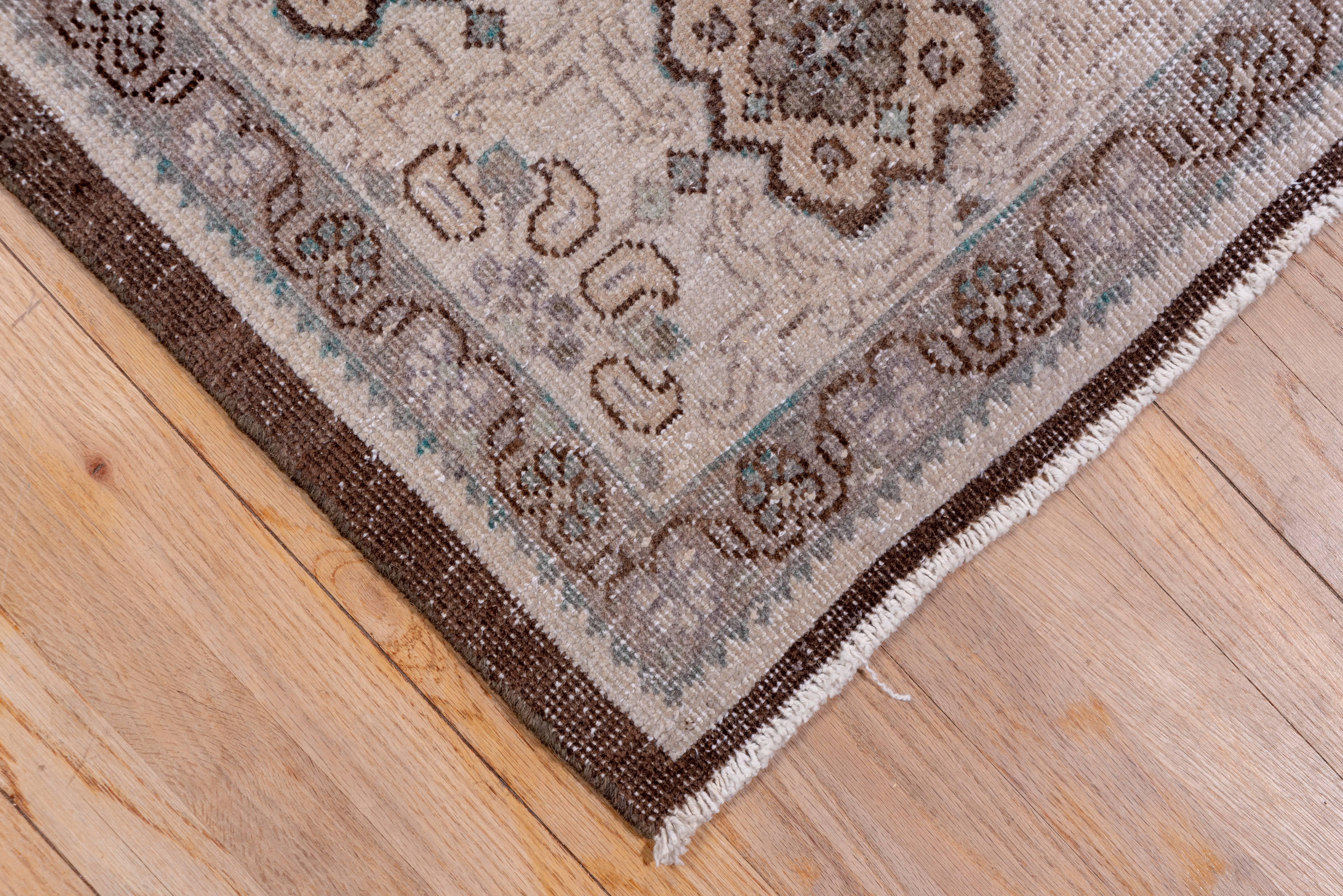 Turkish Neutral Tribal Persian Mahal Carpet