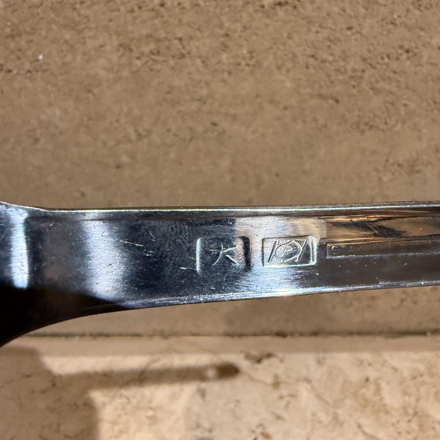 Vintage Spatel Edelstahl Japanisches Kochgeschirr im Angebot 2