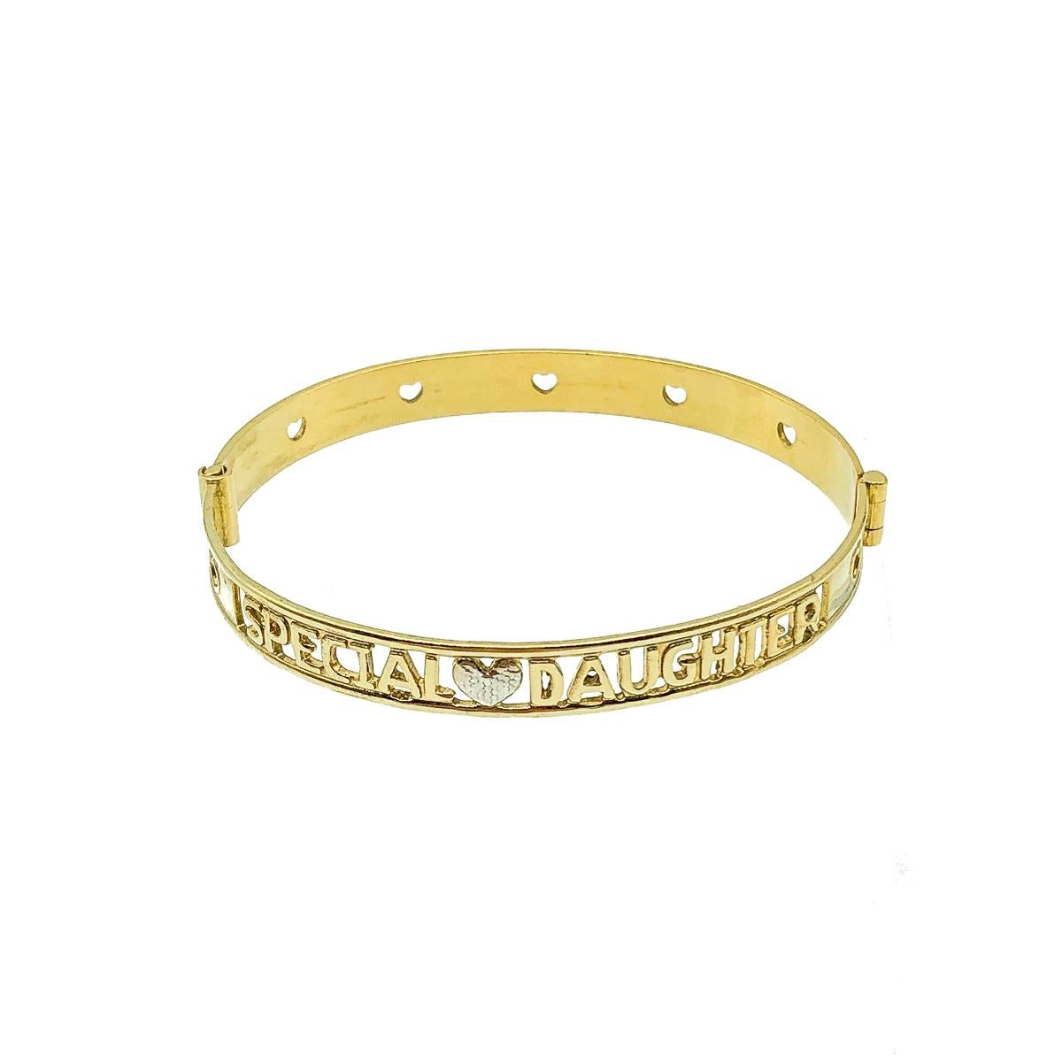gold bracelet for daughter