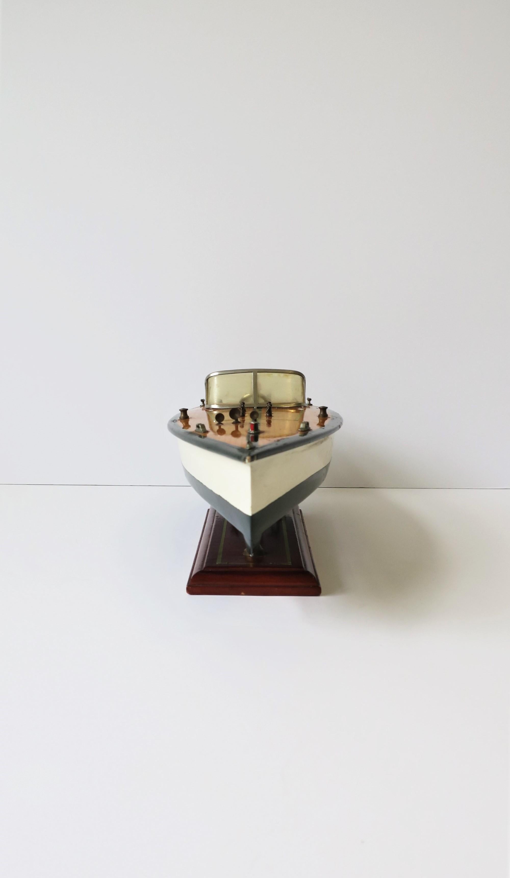 Vintage Speed Boat Model 2