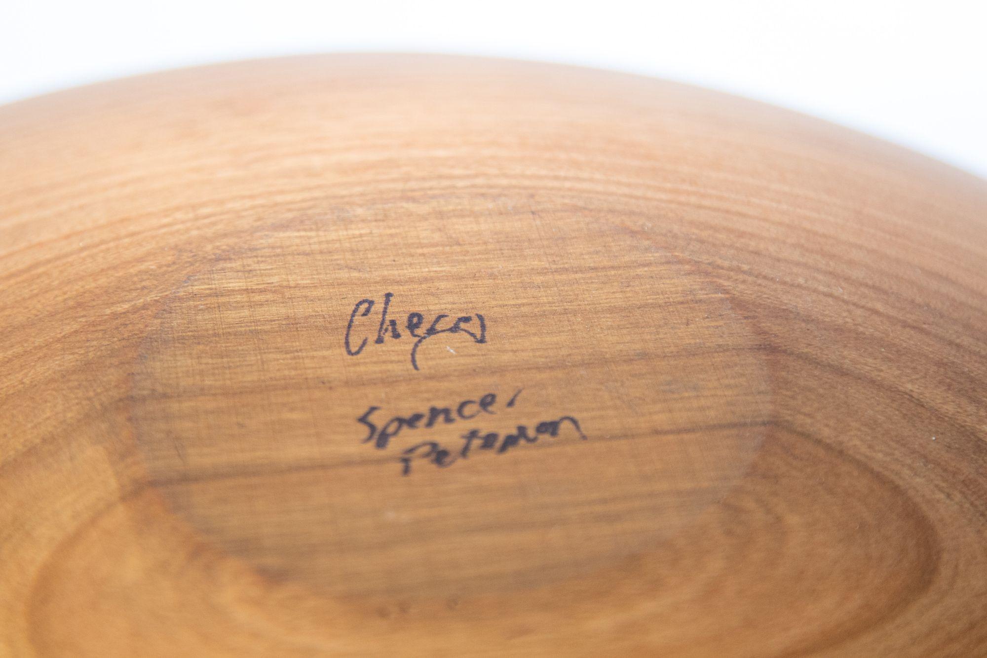 Ovale Schale aus Kirschbaumholz von Spencer Peterman mit lebendiger Kante im Angebot 8
