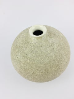 Mid-Century Minimalistic Small Spherical Ceramic Table Vase 1960's