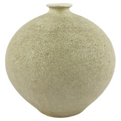 Mid-Century Minimalistic Small Spherical Ceramic Table Vase 1960's