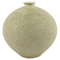 Mid-Century Minimalistic Small Spherical Ceramic Table Vase 1960's