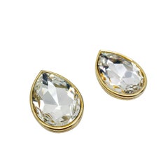 Vintage SPHINX Headlamp Crystal Earrings 1980s