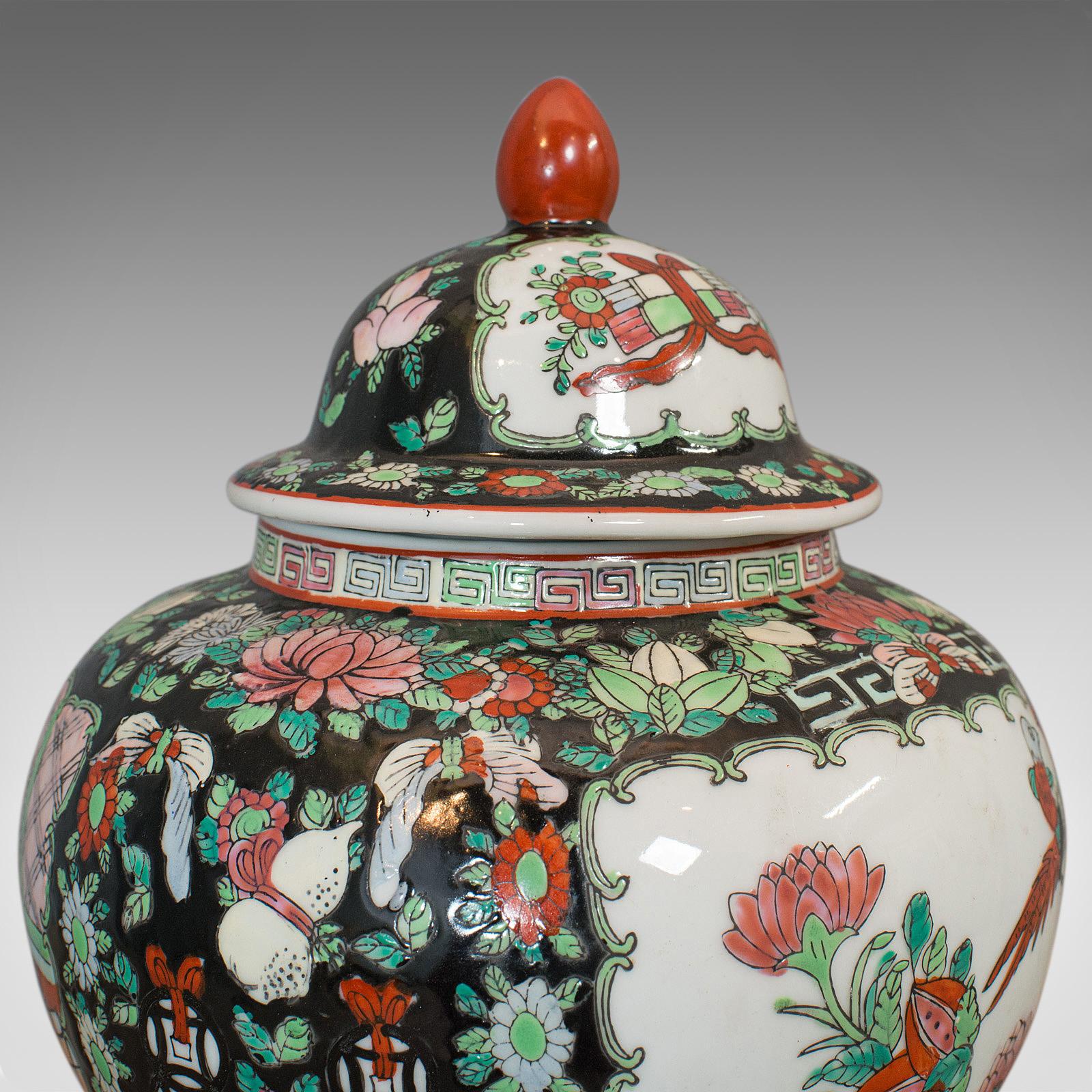 Vintage Spice Jar, Oriental, Ginger, Baluster Urn, Art Deco, 20th Century, 1940 For Sale 1
