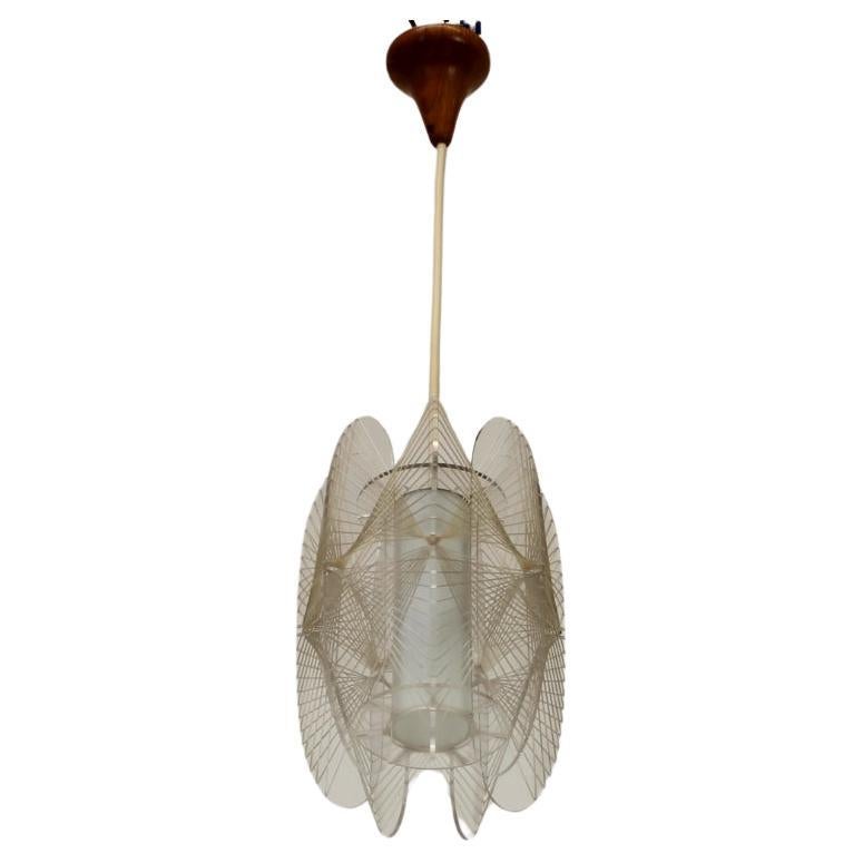Lampadario vintage "Ragnatela", Cecoslovacchia, anni '60 in vendita