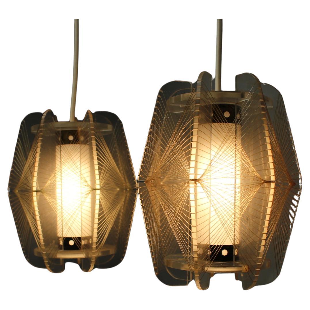 Lampadario vintage "Ragnatela", Cecoslovacchia, anni
60