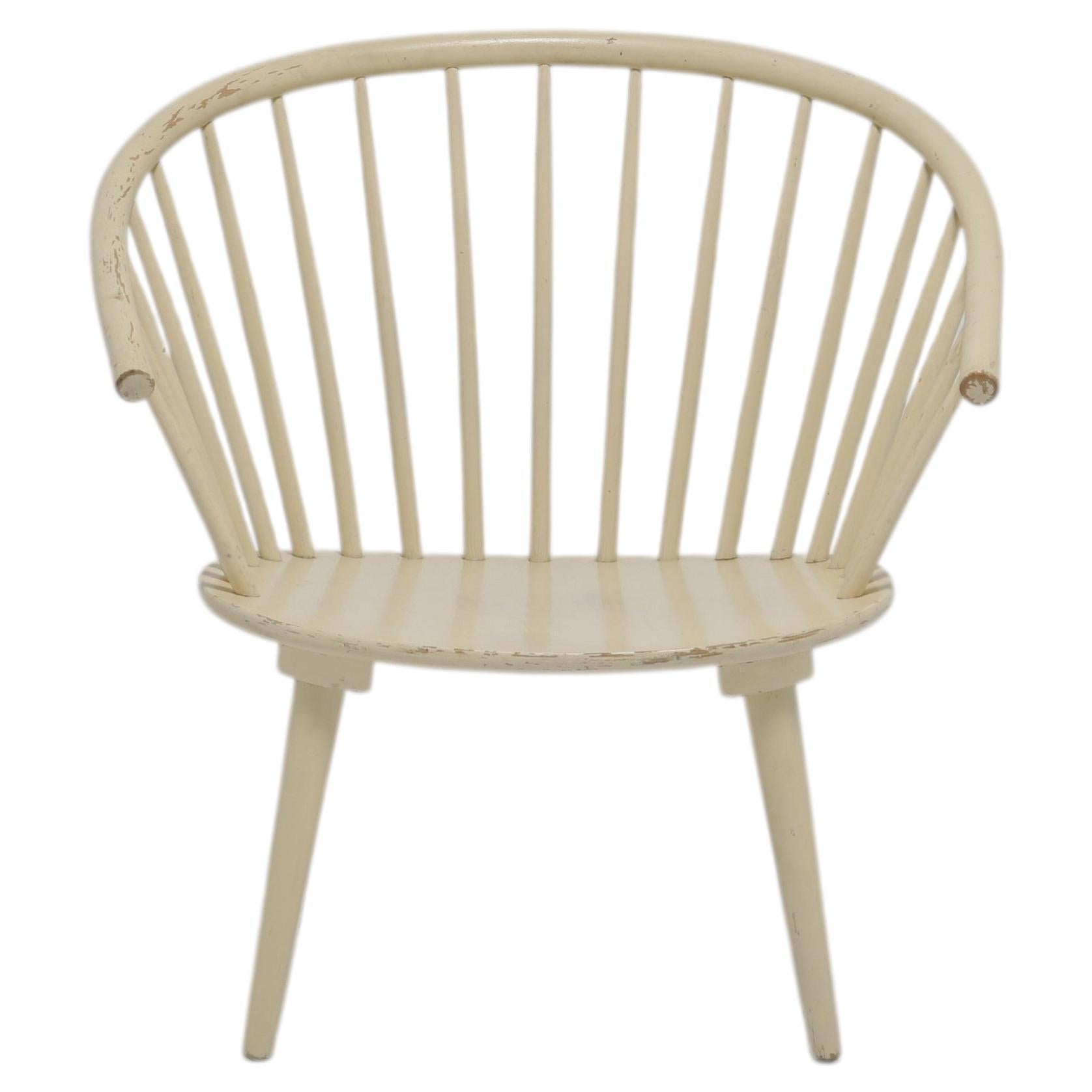 Vintage Spindle Windsor Style Armchair ‘Eker’ by Gillis Lundgren, 1960s. For Sale