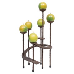 Candeleros de metal