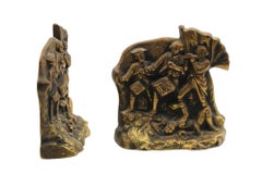 Vintage "Spirit of '76" Bookends, circa 1974