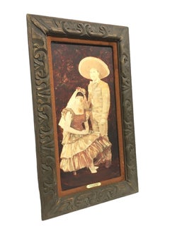 "Spirit of Fiesta", oil on photographic print by Pasqual Bettio.